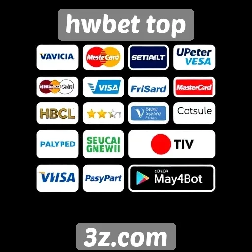 Variedade de métodos de pagamento disponíveis no hwbet top
